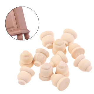 Qoʻgʻirchoq uyi mebellari uchun DIY toʻplami choʻntak shkaflari choy stoli divan oyoqlari tortma tutqichlari Mini lambri devor bezaklari aksessuarlari ФИОЛЕТОВЫЙ/ФИОЛЕТОВЫЙ