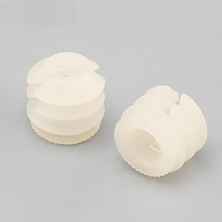 10 toʻplam 15x12 mm oʻlchamdagi mebel yon ulagichi yenglari, oldindan oʻrnatilgan gayka