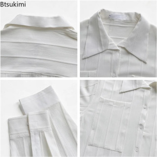 Yuqori sifatli erkaklar kiyimlari uzun yengli biznes ijtimoiy koʻylaklar Moda drapedli qattiq koʻp maqsadli bluzkalar dazmollanmagan erkaklar uchun koʻylaklar