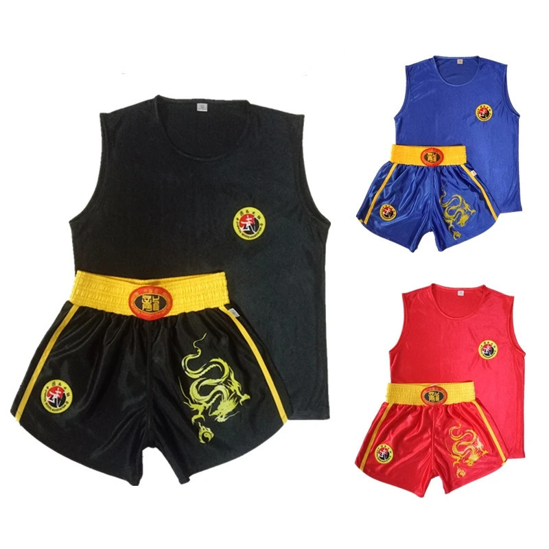 Боксерская форма унисекс, костюм Санды, униформа Kongfu, одежда для ушу, костюм для боевых искусств для детей и взрослых