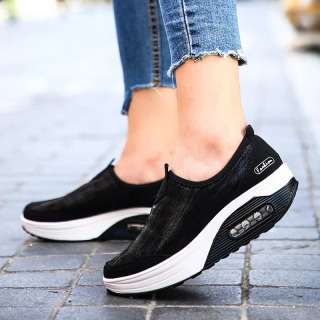 2025Yangi Ayollar Poyafzallari Moda Slip On Poyafzallari Qulay Slip On Loafers Ayollar Platforma Poyafzallari Zapatos Mujer