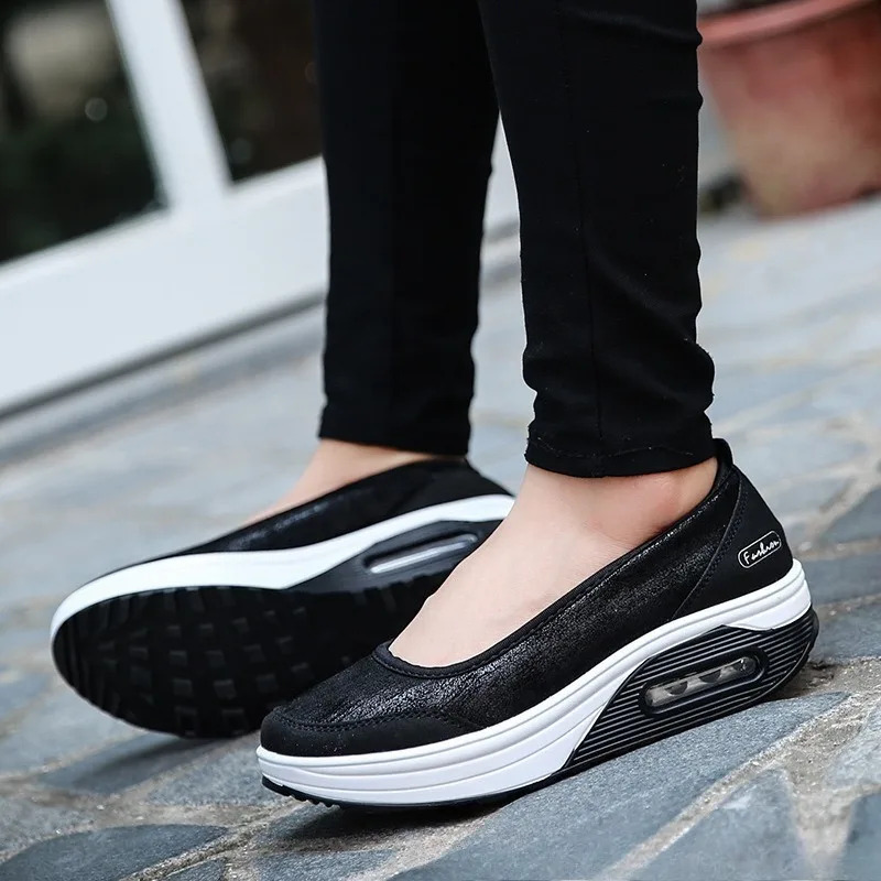 2025Yangi Ayollar Poyafzallari Moda Slip On Poyafzallari Qulay Slip On Loafers Ayollar Platforma Poyafzallari Zapatos Mujer