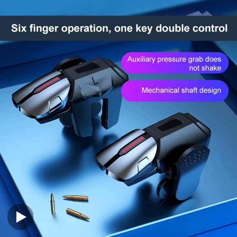Trigger Pubg, аксессуары для мобильных игр, мобильный контроллер для iPhone, Android Phone L1 R1, аксессуары, игровой джойсти...