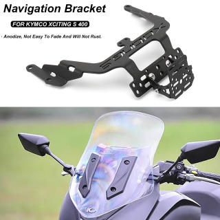 Kymco Xciting S400 XCITING S400 uchun yangi mototsikl aksessuarlari telefon ushlagichi GPS oʻrnatish navigatsiya braketi logotipli