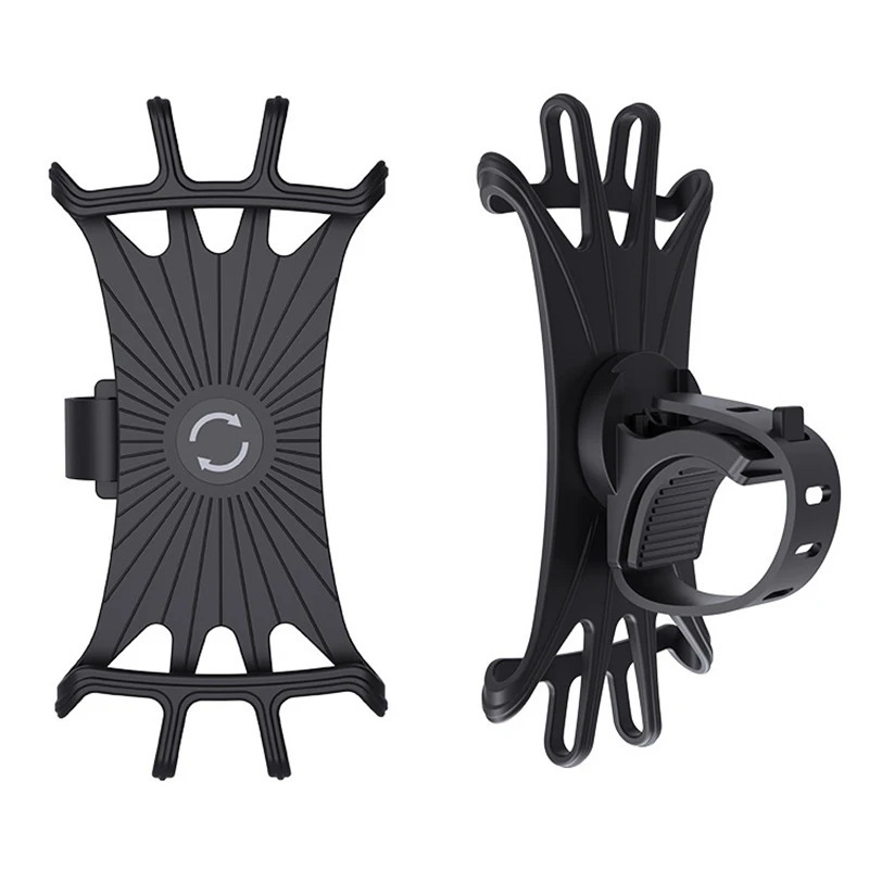 Bolalar aravachasi aksessuarlari Mobil telefon ushlagichi stendlari iPhone GPS qurilmasi uchun universal 360 daraja aylanadigan chaqaloq aravachasi ushlagichi