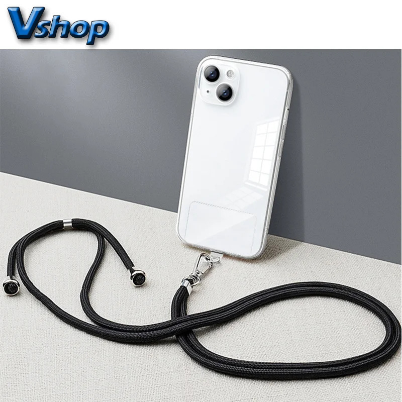 YANGI Universal sozlanishi mumkin boʻlgan telefon tasmali mobil telefon osilgan boʻyinbogʻli boʻyinbogʻlar yoʻqolgan boʻyinbogʻlar mobil telefon aksessuarlari