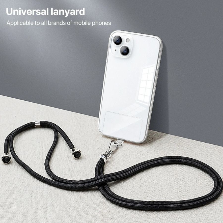 YANGI Universal sozlanishi mumkin boʻlgan telefon tasmali mobil telefon osilgan boʻyinbogʻli boʻyinbogʻlar yoʻqolgan boʻyinbogʻlar mobil telefon aksessuarlari