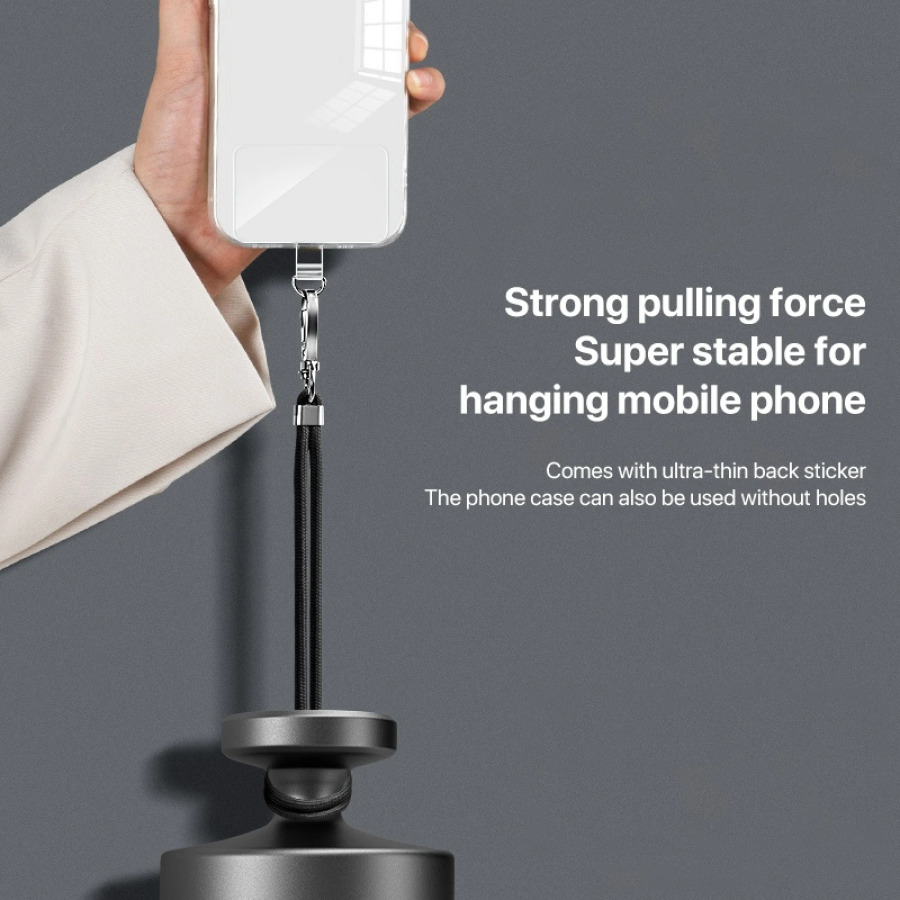 YANGI Universal sozlanishi mumkin boʻlgan telefon tasmali mobil telefon osilgan boʻyinbogʻli boʻyinbogʻlar yoʻqolgan boʻyinbogʻlar mobil telefon aksessuarlari