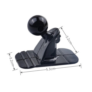 Universal avtomobil aksessuarlari telefon oʻrnatish moslamasi 17 mm shar oʻrnatish ushlagichi mobil telefon uyali telefon uchun stend черный
