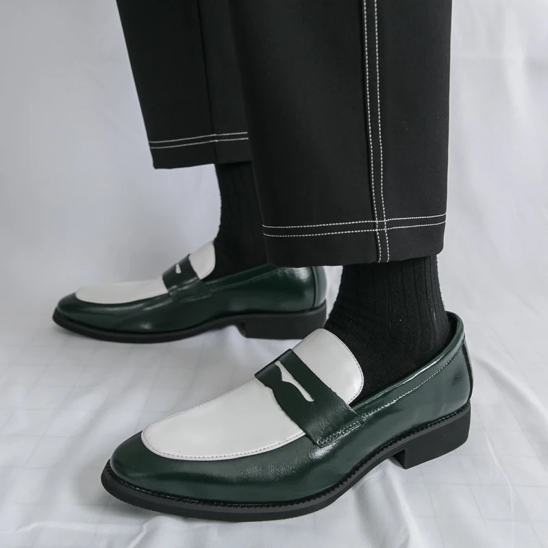 Erkaklar toʻy poyafzallari mokasinlar 2025 yangi erkaklar mokasinlar nafas oladigan erkaklar Slip on Flats boʻsh vaqt poyafzallari haydash yurish poyafzallari yurish poyafzallari