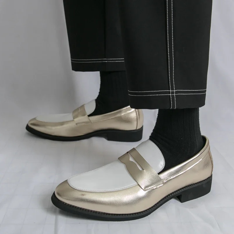 Erkaklar toʻy poyafzallari mokasinlar 2025 yangi erkaklar mokasinlar nafas oladigan erkaklar Slip on Flats boʻsh vaqt poyafzallari haydash yurish poyafzallari yurish poyafzallari