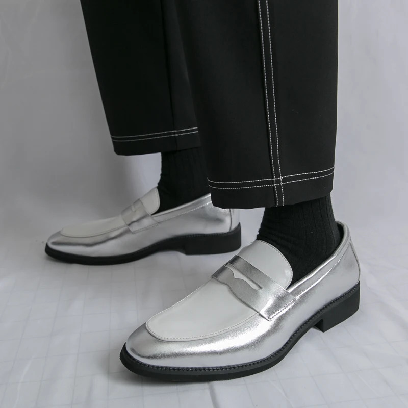 Erkaklar toʻy poyafzallari mokasinlar 2025 yangi erkaklar mokasinlar nafas oladigan erkaklar Slip on Flats boʻsh vaqt poyafzallari haydash yurish poyafzallari yurish poyafzallari