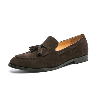 Erkaklar Slip On Loafers Kundalik yurish poyabzali Yozgi Коричневый 42