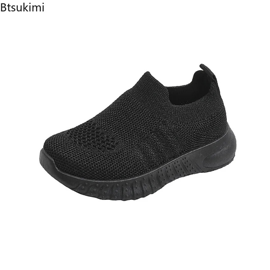 Bolalar poyafzallari Bahorgi yozgi bolalar krossovkalari Yumshoq nafas oluvchi toʻrli oʻgʻil bolalar poyafzallari Kundalik slip On-slip yurish poyabzali Qizlar uchun poyabzal