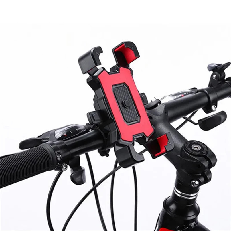 Velosiped telefon ushlagichi Velosiped aksessuarlari sozlanishi mototsikl stendi 360° aylanadigan GPS klipi Velosiped MTB aksessuarlari Velosipedlar Sport