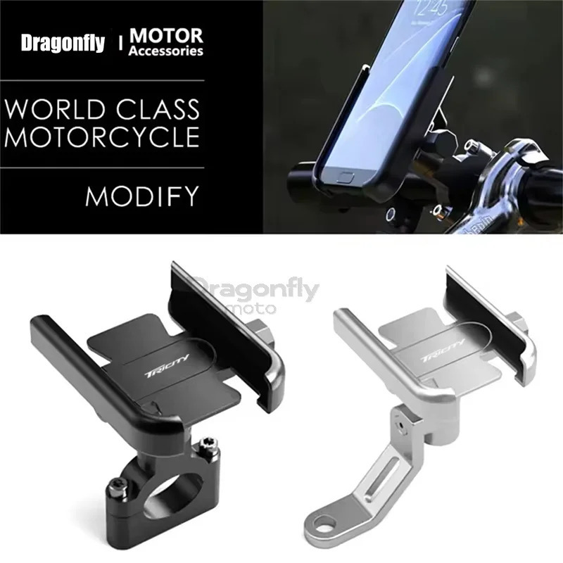 Yamaha Tricity 300 125 155 2018 2019 2020 2021 uchun mototsikl aksessuarlari mobil telefon ushlagichi GPS navigatsiya oʻrnatish braketi