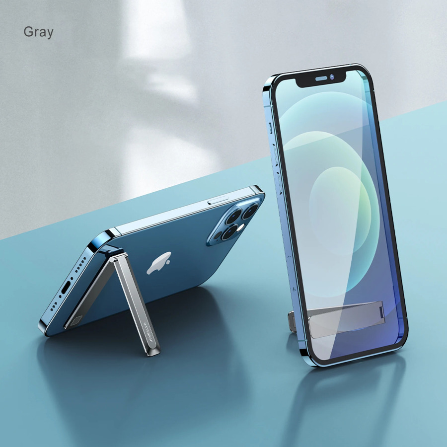 iPhone 11 12 13 Pro Max Xiaomi Mini ushlagichi alyuminiy koʻrinmas portativ yigʻma stend ish stoli telefon aksessuarlari