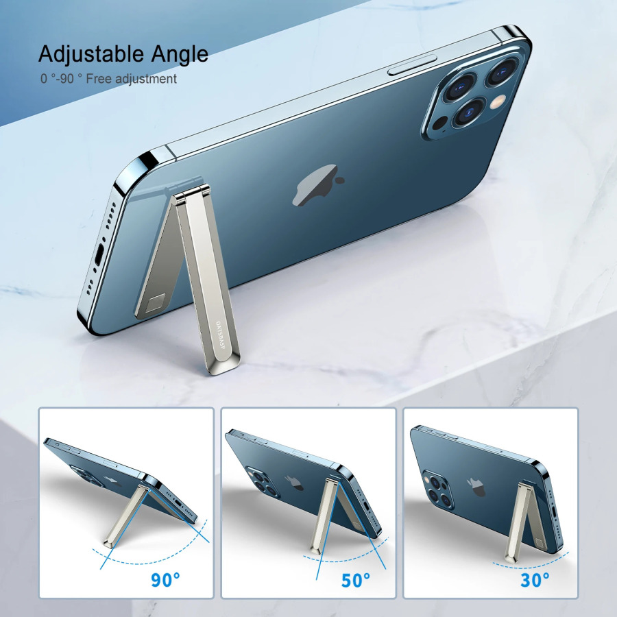 iPhone 11 12 13 Pro Max Xiaomi Mini ushlagichi alyuminiy koʻrinmas portativ yigʻma stend ish stoli telefon aksessuarlari