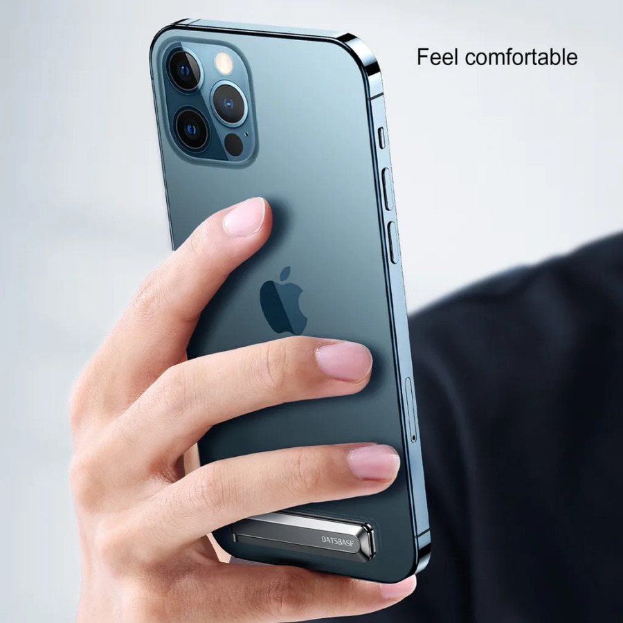 iPhone 11 12 13 Pro Max Xiaomi Mini ushlagichi alyuminiy koʻrinmas portativ yigʻma stend ish stoli telefon aksessuarlari