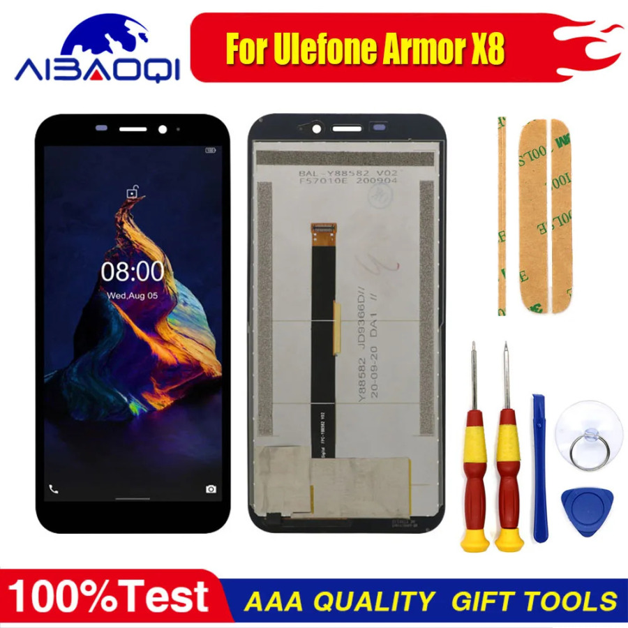 Новый оригинальный инструмент для разборки дисплея и клей 3M для Ulefone Armor X8, запасные части для телефона
