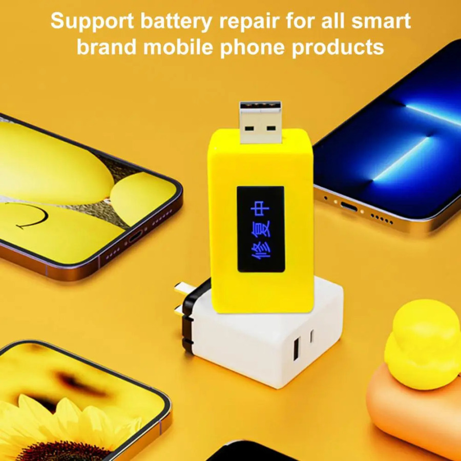 Smartfon batareyasini taʻmirlash qurilmasi Koʻp maqsadli USB mobil telefon batareyasini taʻmirlash qurilmasi Telefoningiz, noutbukingiz, planshetingiz batareyasining ishlash muddatini uzaytiring