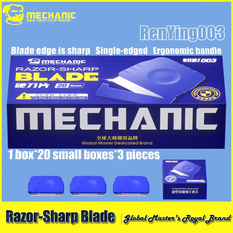 【MECHANIC】 Renying 003 olib tashlash qismi Mobil telefonni taʻmirlash uchun demontaj stendlari kavisli ekran ramkasi pichoqni olib tashlash asboblari
