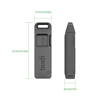 1 toʻplam koʻp funktsiyali SIM TF-karta saqlash qutisi TF SIM-karta saqlash qutisi igna tortish vositasi portativ lanyard karta uyasi toʻplami