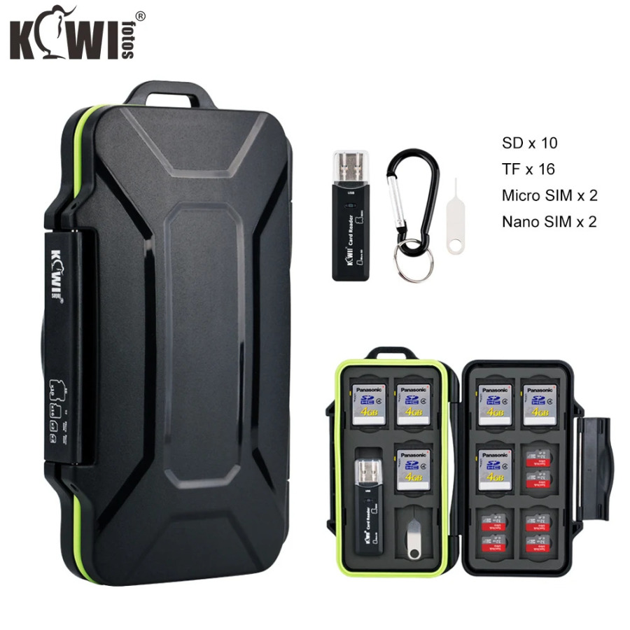 Водонепроницаемый держатель для карт памяти SD, SDHC, SDXC, Micro SD, TF, Micro SIM, Nano SIM