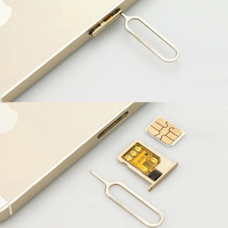 SIM-karta kalit tepsisi IPhone Samsung Xiaomi Huawei uchun portativ olib tashlash vositasi aksessuarlari