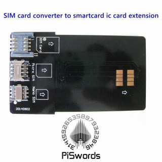 Преобразователь SIM-карты для смарт-карты, расширение IC-карты для стандартной карты Micro SIM и адаптера для карты Nano Sim, комплект адаптеров черный