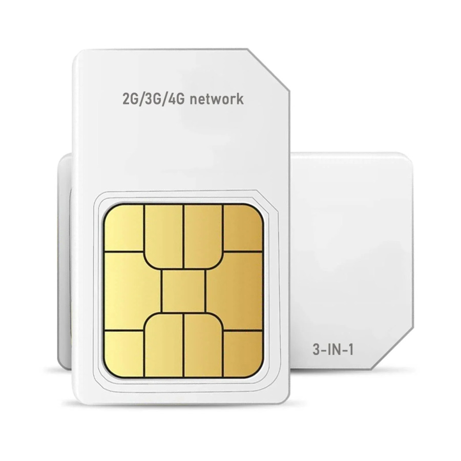 Разблокированная SIM-карта для устройств IoT, торговых автоматов, GPS-трекеров, беспроводных домофонов, Использование POS, Южная Америка, 4G LTE, 360 МБ