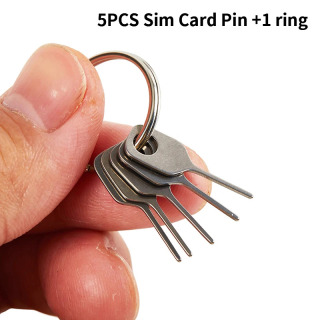 5 dona/toʻplam SIM-kartani chiqarish pinli kalit asbob ignasi SIM-karta laganda ushlagichi Mobil telefonni chiqarish pin kaliti vositasi karta ignasi