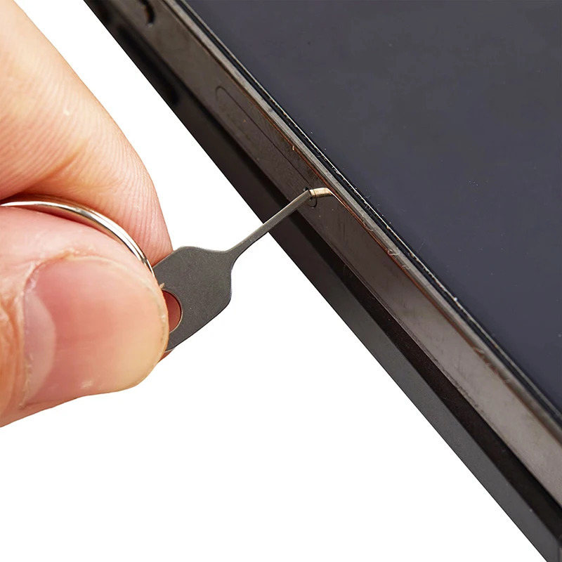 5 dona/toʻplam SIM-kartani chiqarish pinli kalit asbob ignasi SIM-karta laganda ushlagichi Mobil telefonni chiqarish pin kaliti vositasi karta ignasi