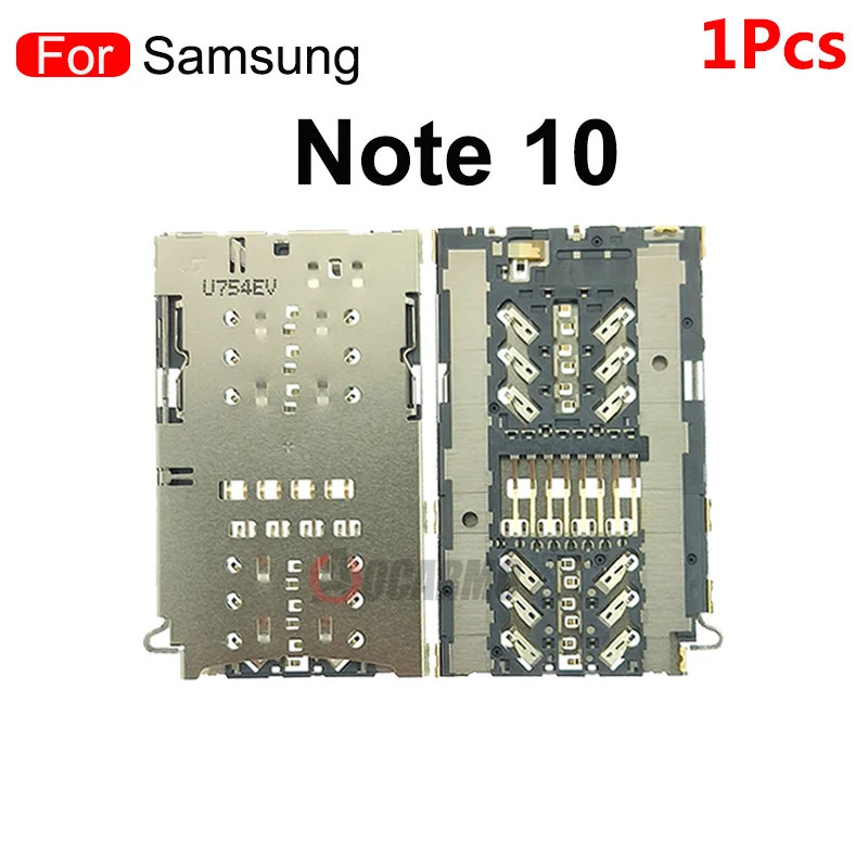 Samsung Galaxy S7 S7edge S8 S8+ S9 Note 10 uchun SIM-kartani oʻqish moslamasi ushlagichini almashtirish qismlari